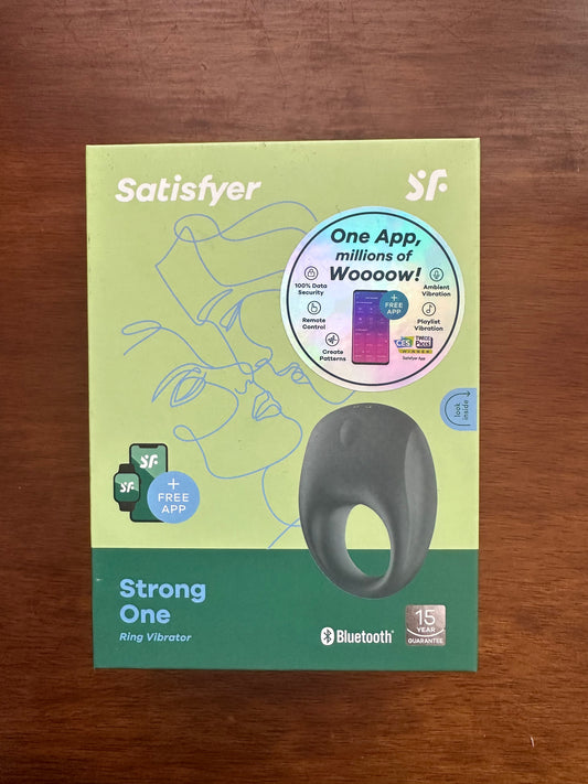 Satisfyer anillo peneano vibrador carga usb  mas app azul petróleo